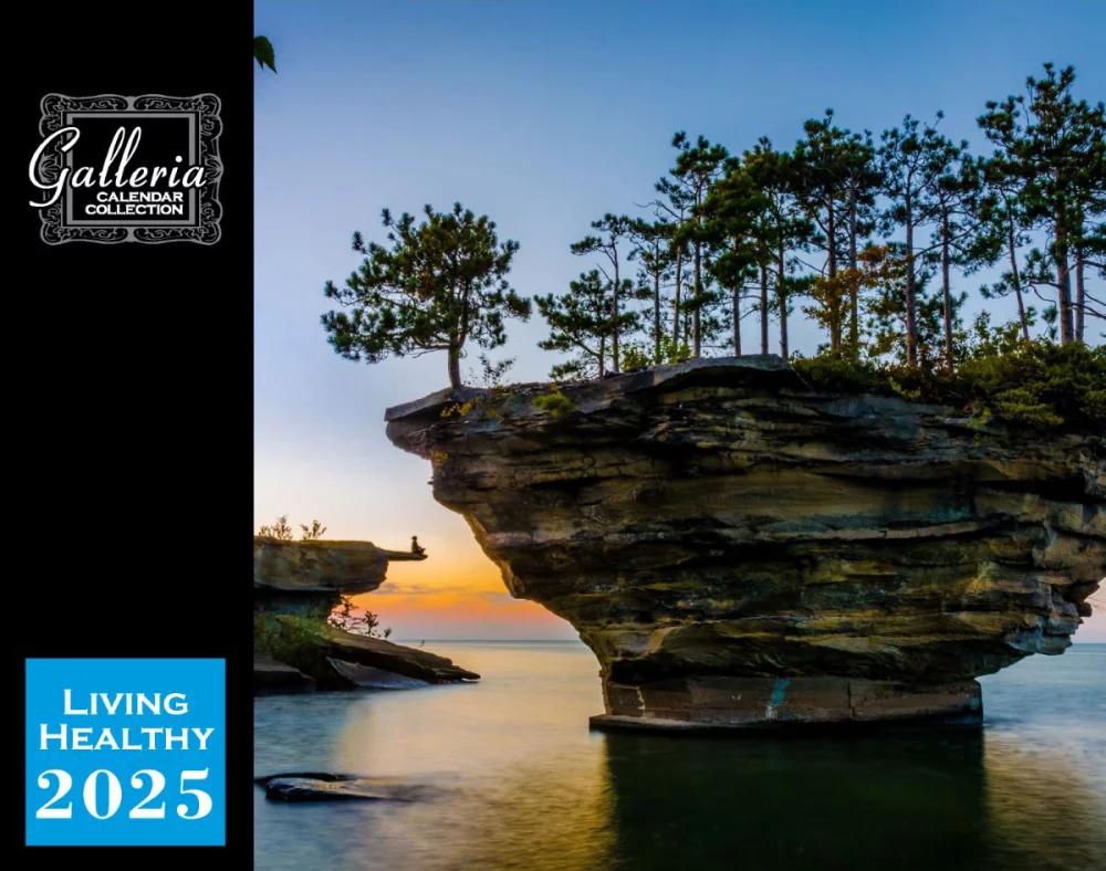 Calendrier mural Galleria 2025 Vivre en bonne santé