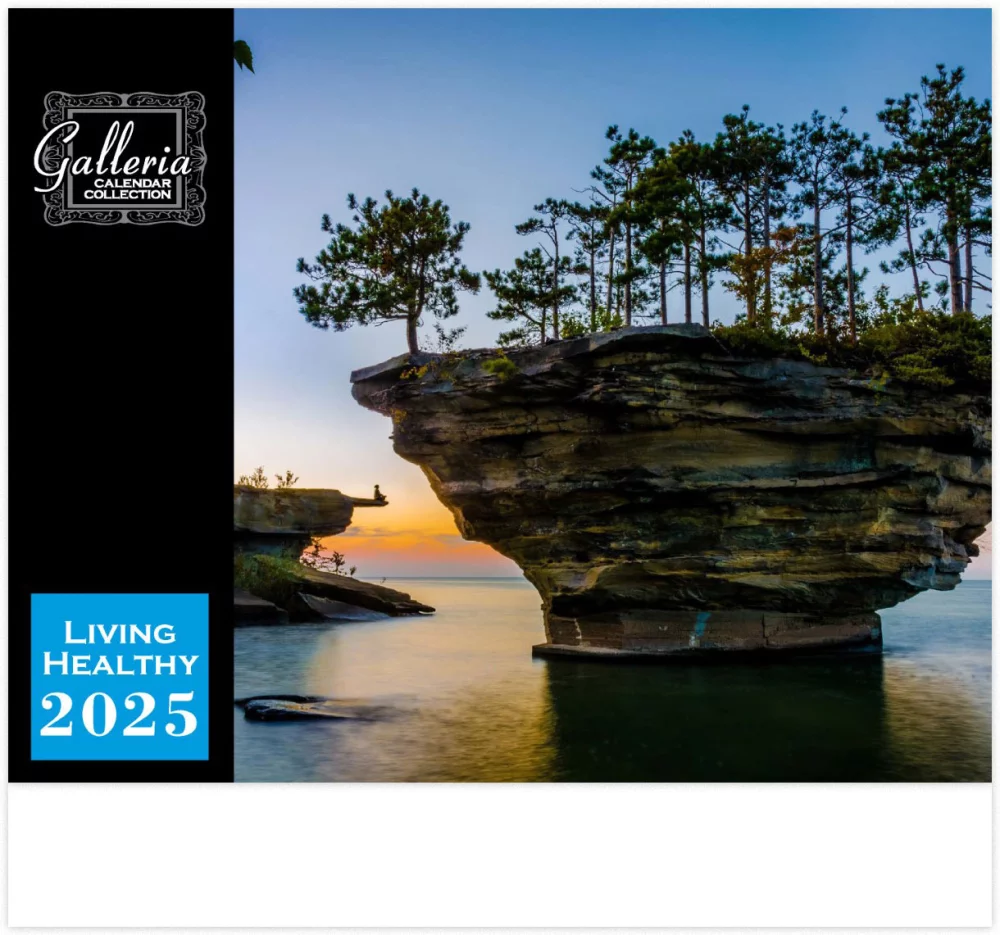Calendrier mural Galleria 2025 Vivre en bonne santé