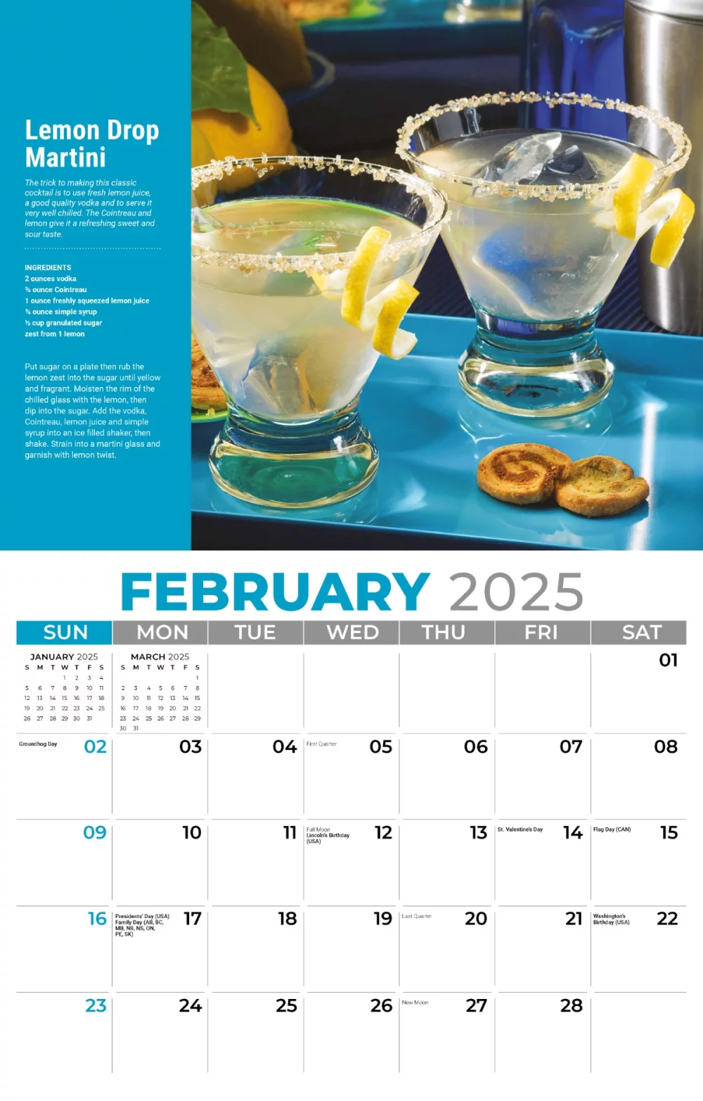 Calendrier mural Galleria 2025 Happy Hour