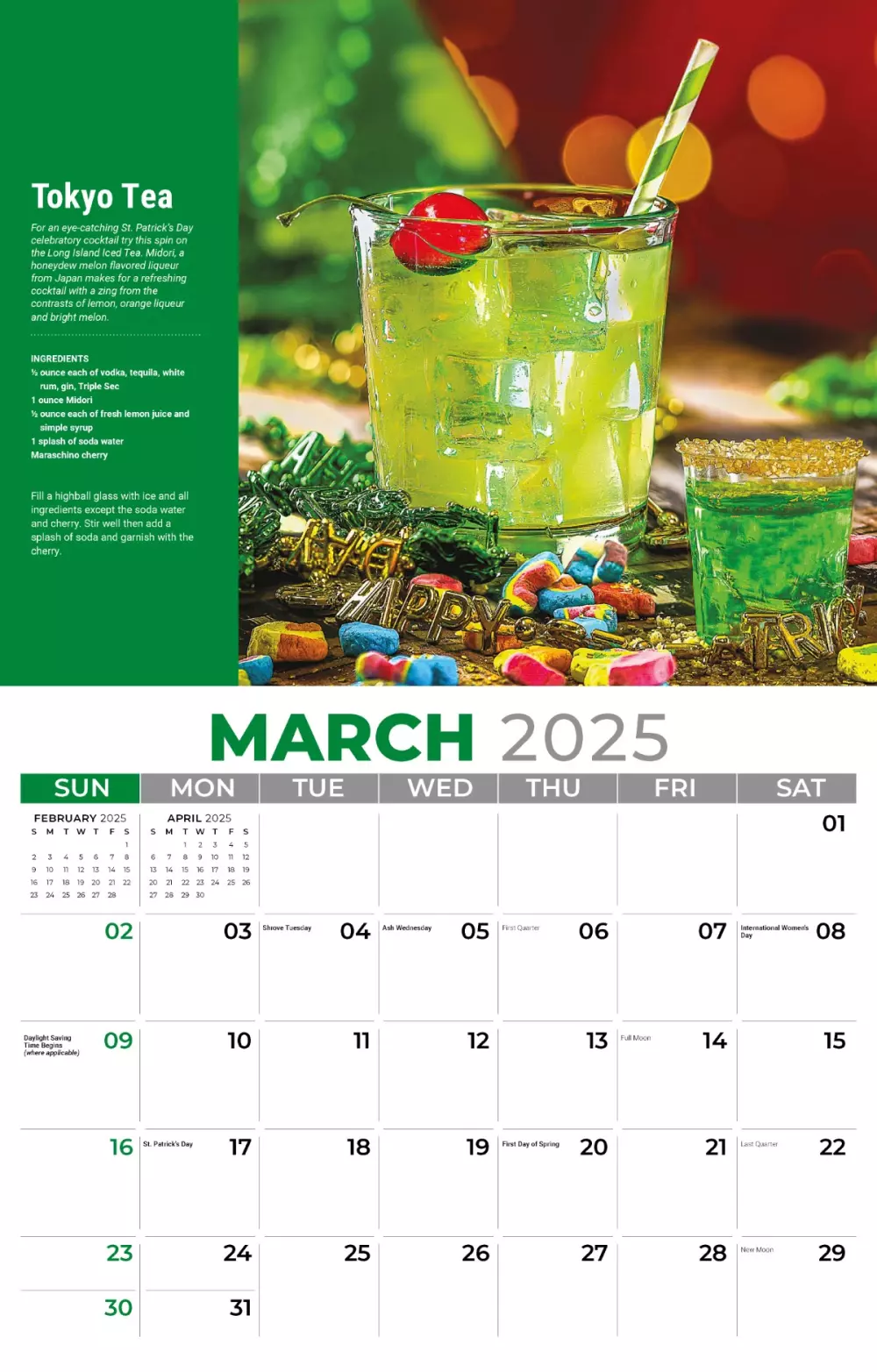 Calendrier mural Galleria 2025 Happy Hour