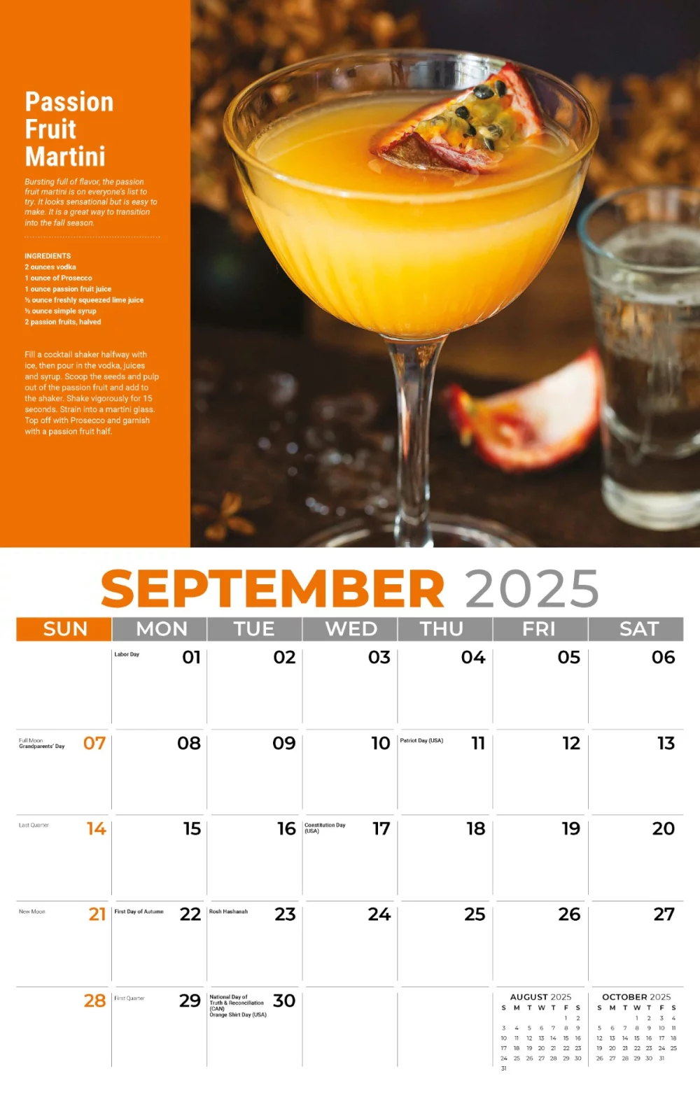 Calendrier mural Galleria 2025 Happy Hour