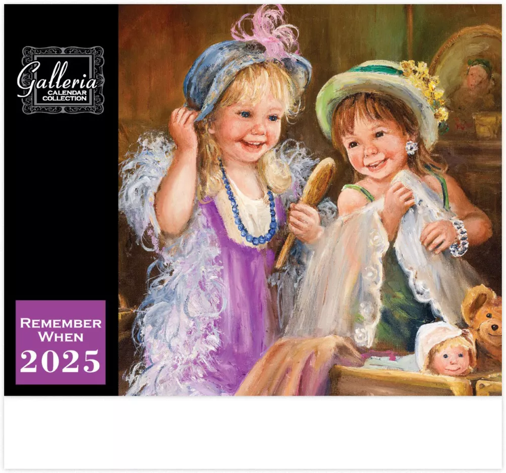 Calendrier mural Galleria 2025 Calendrier Souviens-toi Quand