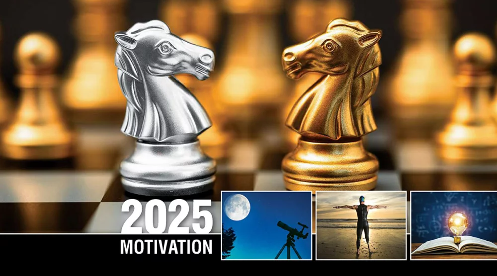 Calendrier de bureau de motivation