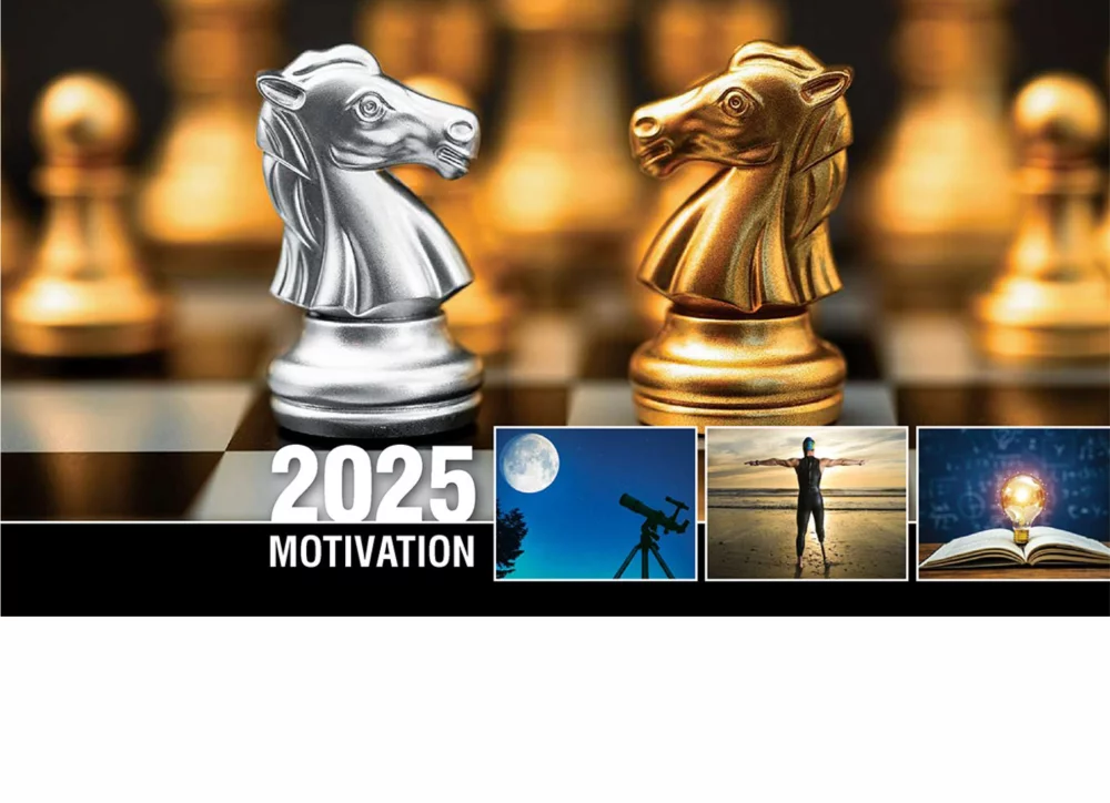 Calendrier de bureau de motivation
