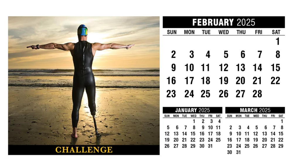 Calendrier de bureau de motivation