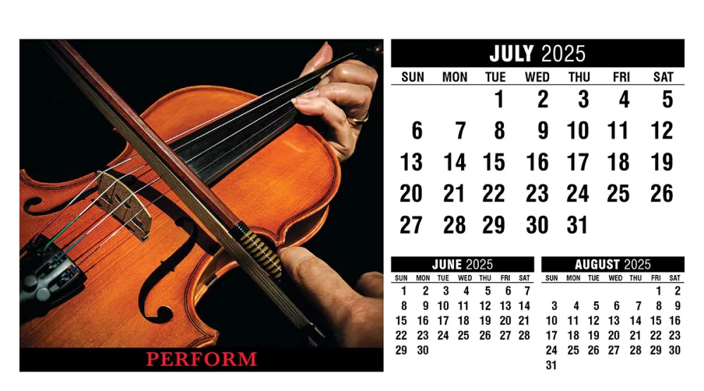 Calendrier de bureau de motivation