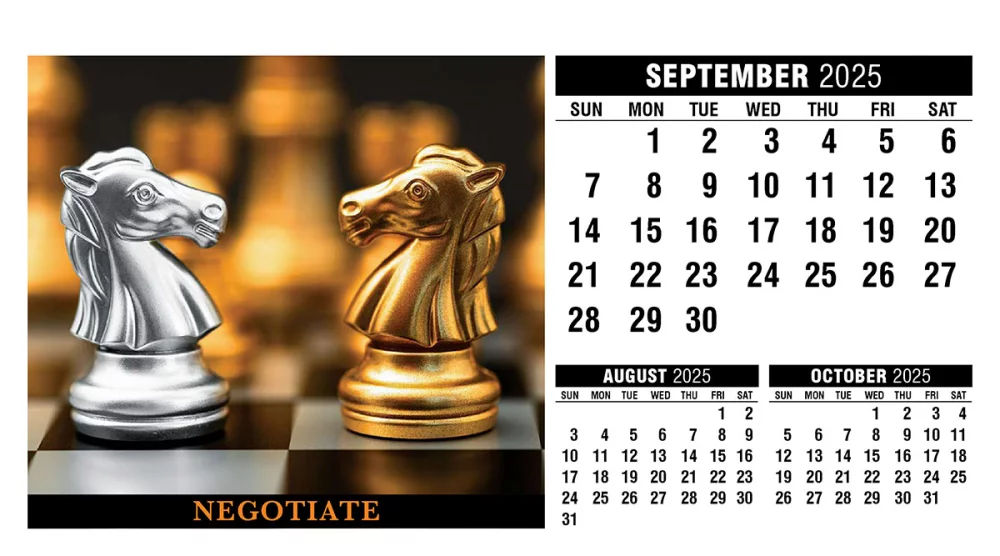 Calendrier de bureau de motivation