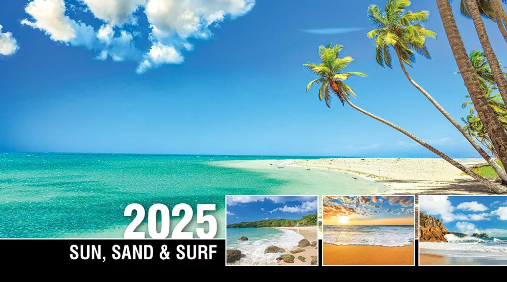 Calendrier de bureau Galleria Sun, Sand & Surf
