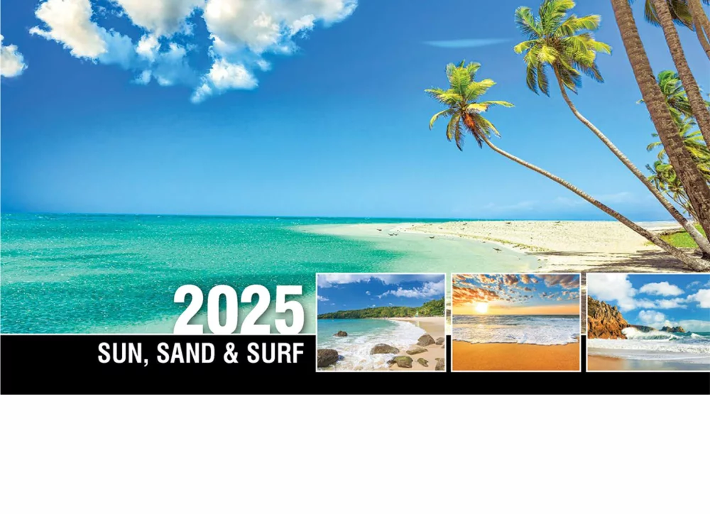 Calendrier de bureau Galleria Sun, Sand & Surf