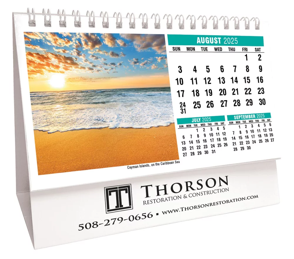 Calendrier de bureau Galleria Sun, Sand & Surf