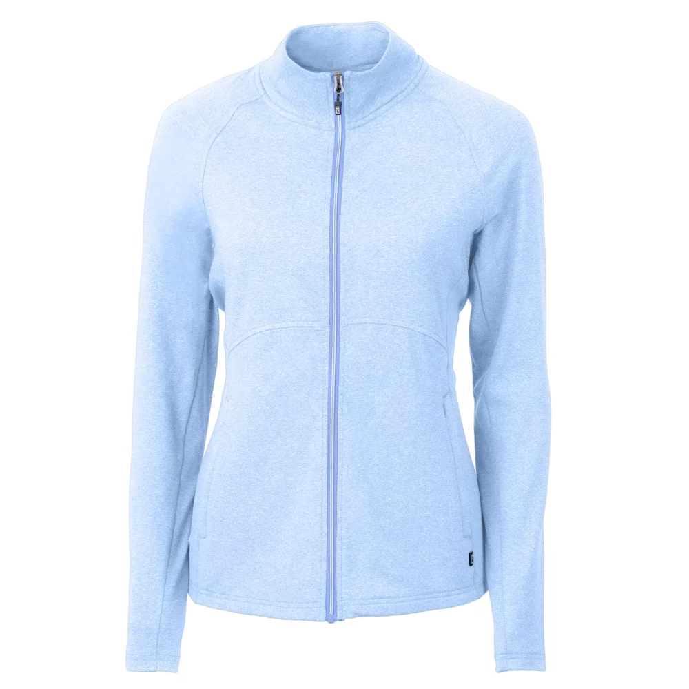 Veste zippée complète Cutter & Buck Adapt Eco Knit Heather recyclée pour femmes