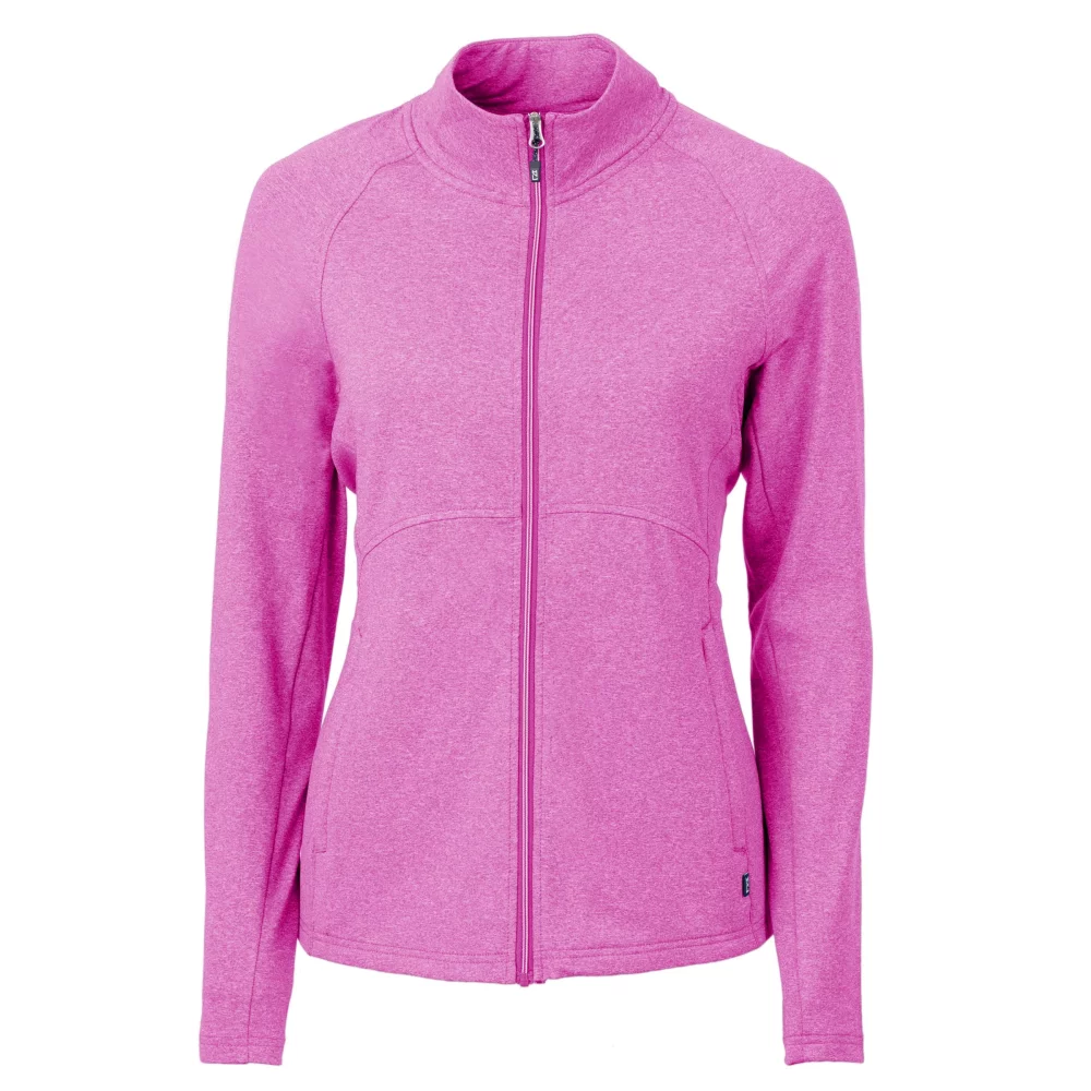 Veste zippée complète Cutter & Buck Adapt Eco Knit Heather recyclée pour femmes