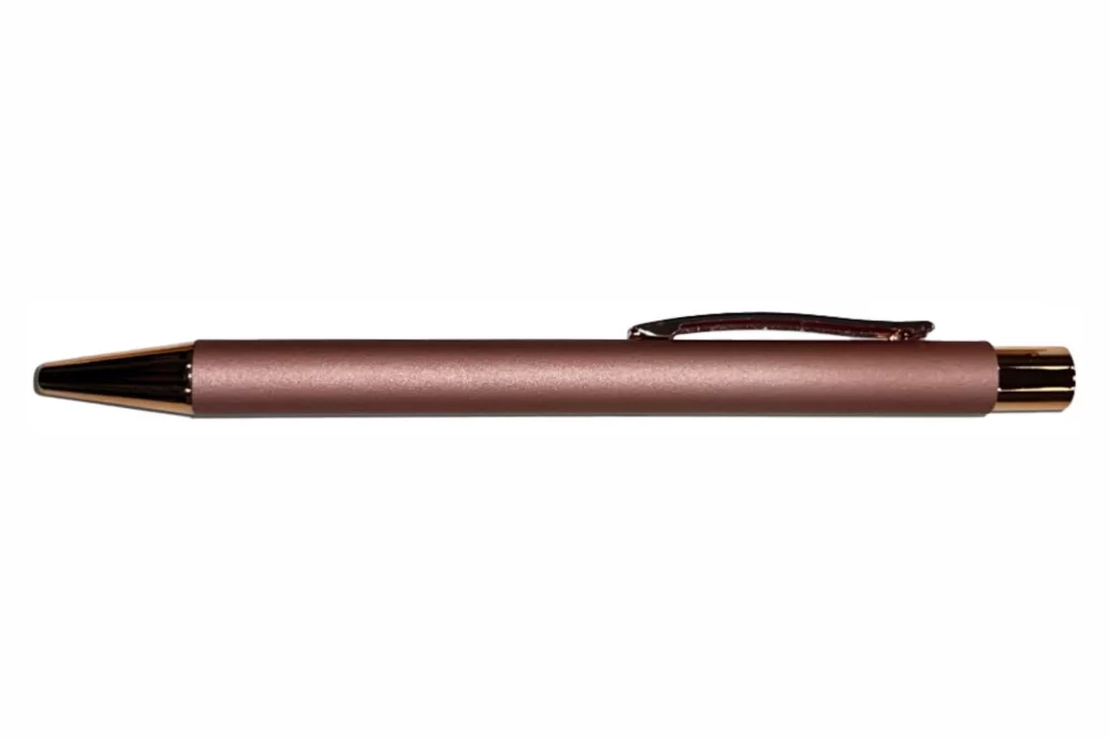 Stylo plongeur en aluminium Boom Comfort avec revêtement en caoutchouc, clips, garnitures et embout en métal (3-5 jours)