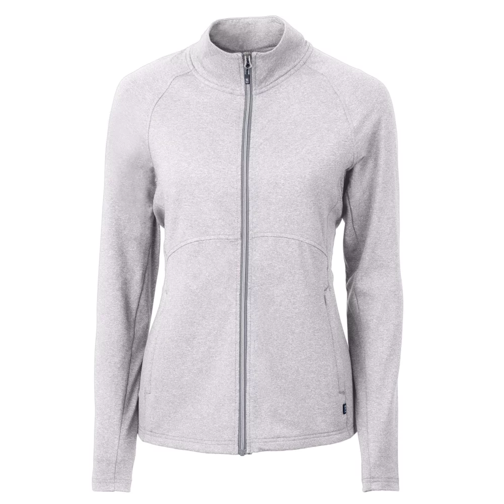 Veste zippée complète Cutter & Buck Adapt Eco Knit Heather recyclée pour femmes