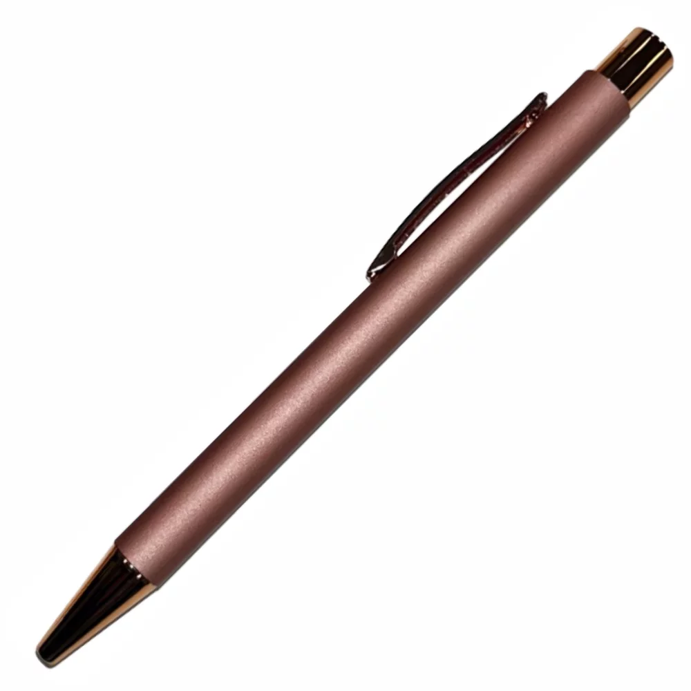 Stylo plongeur en aluminium Boom Comfort avec revêtement en caoutchouc, clips, garnitures et embout en métal (3-5 jours)