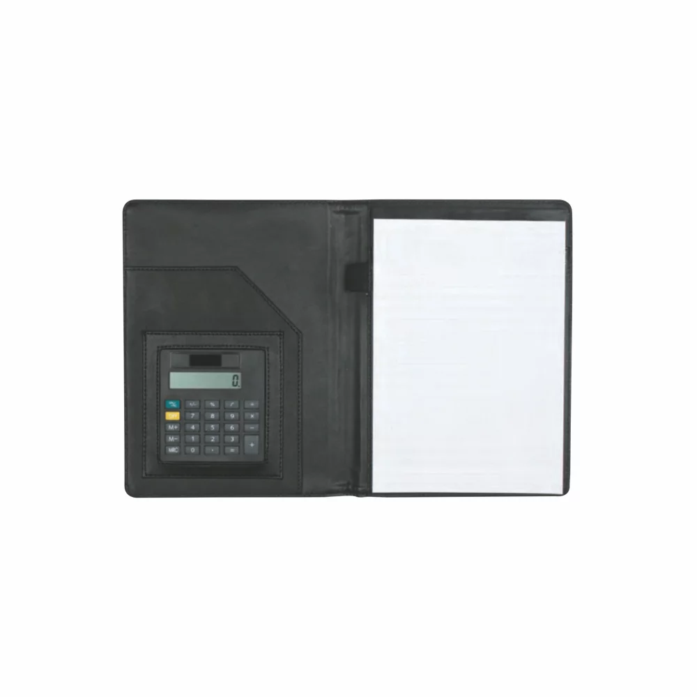 Carnet en similicuir avec calculatrice (3-5 jours)