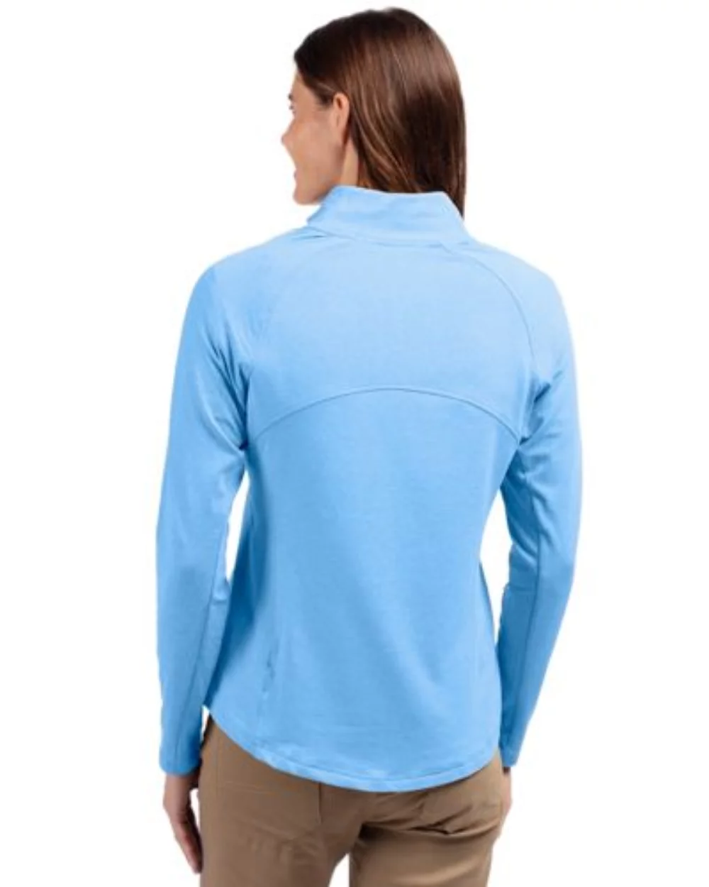 Veste zippée complète Cutter & Buck Adapt Eco Knit Heather recyclée pour femmes