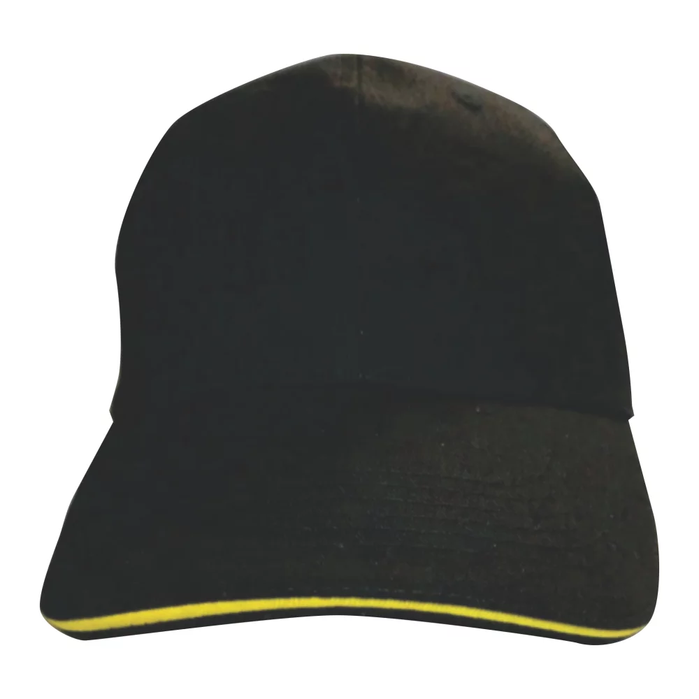 Casquette en coton brossé avec bordure contrastée (10-15 jours)