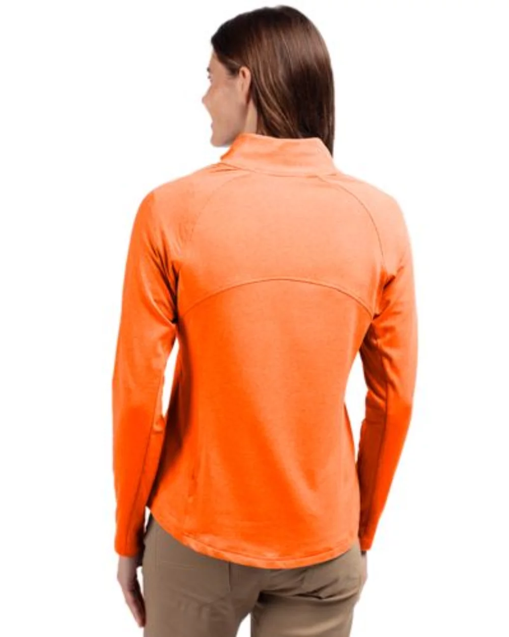 Cutter & Buck Adapt Eco Knit Heather Recycled Womens Full Zip