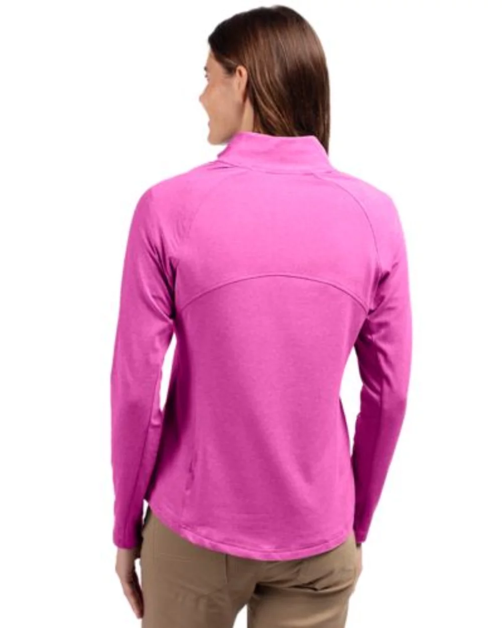 Veste zippée complète Cutter & Buck Adapt Eco Knit Heather recyclée pour femmes
