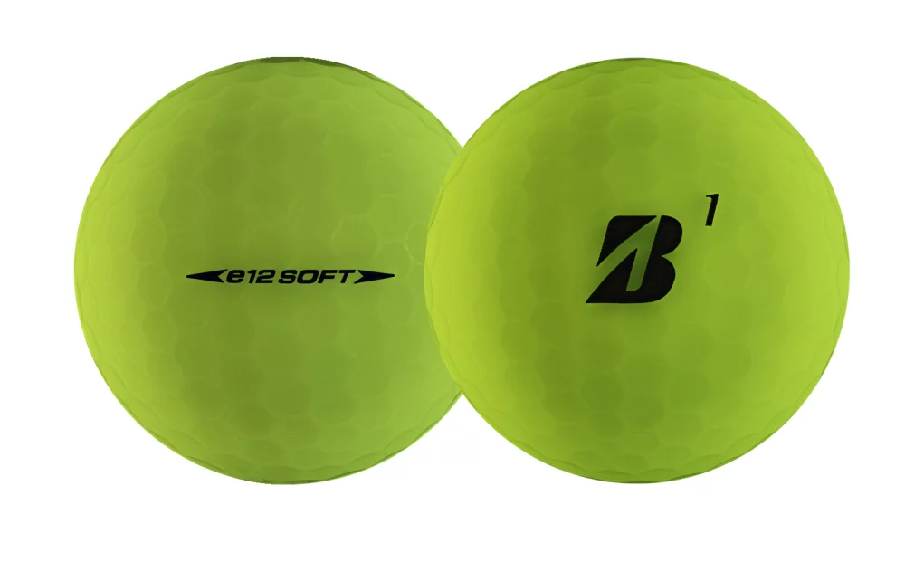 Balles de golf Bridgestone E12 vertes, paquet de 12 (10-15 jours)