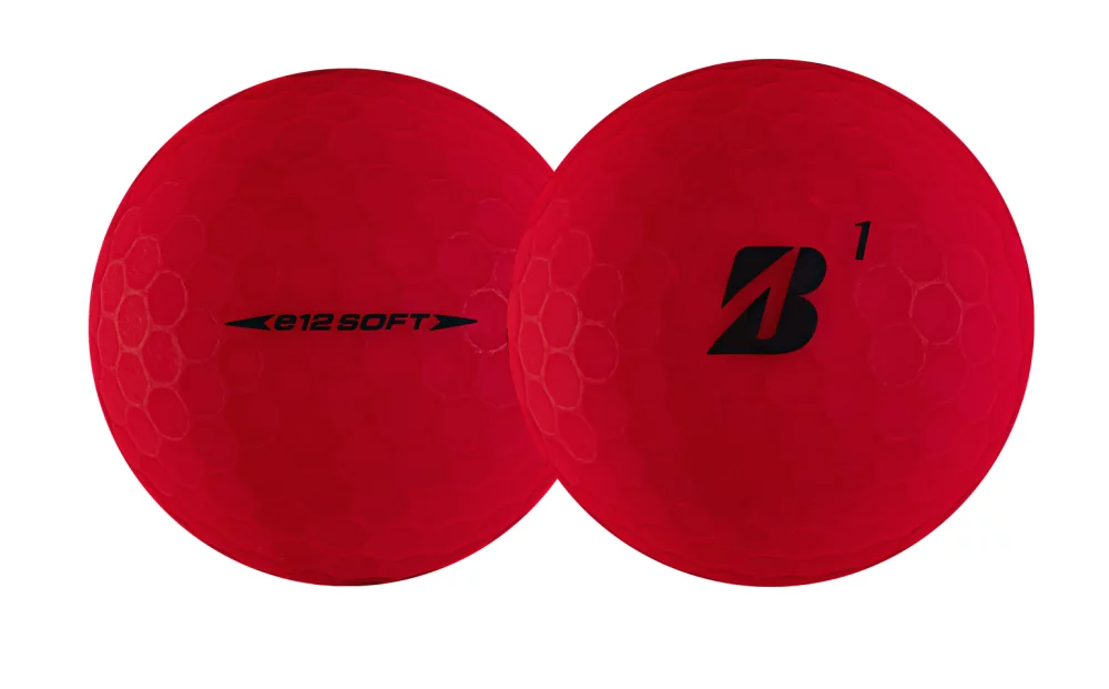 Balles de golf Bridgestone E12 Rouge Pack de 12 (10-15 jours)