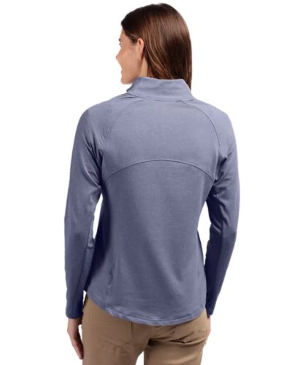 Veste zippée complète Cutter & Buck Adapt Eco Knit Heather recyclée pour femmes