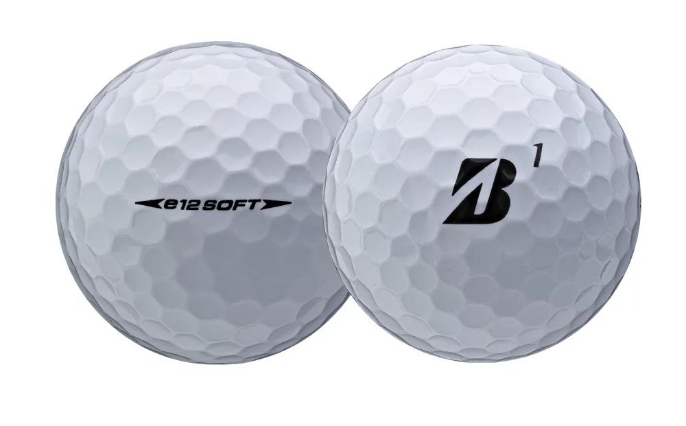 Balles de golf Bridgestone E12 Contact blanches, paquet de 12 (10-15 jours)