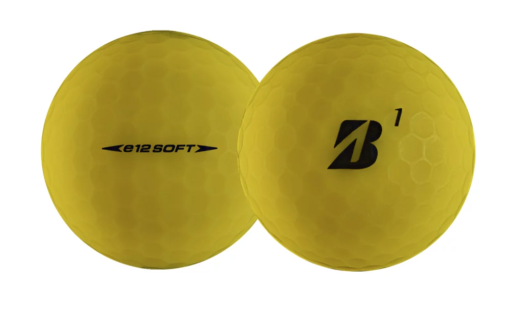 Bridgestone E12 Golf Balls Yellow 12 Pack (10-15 Days)