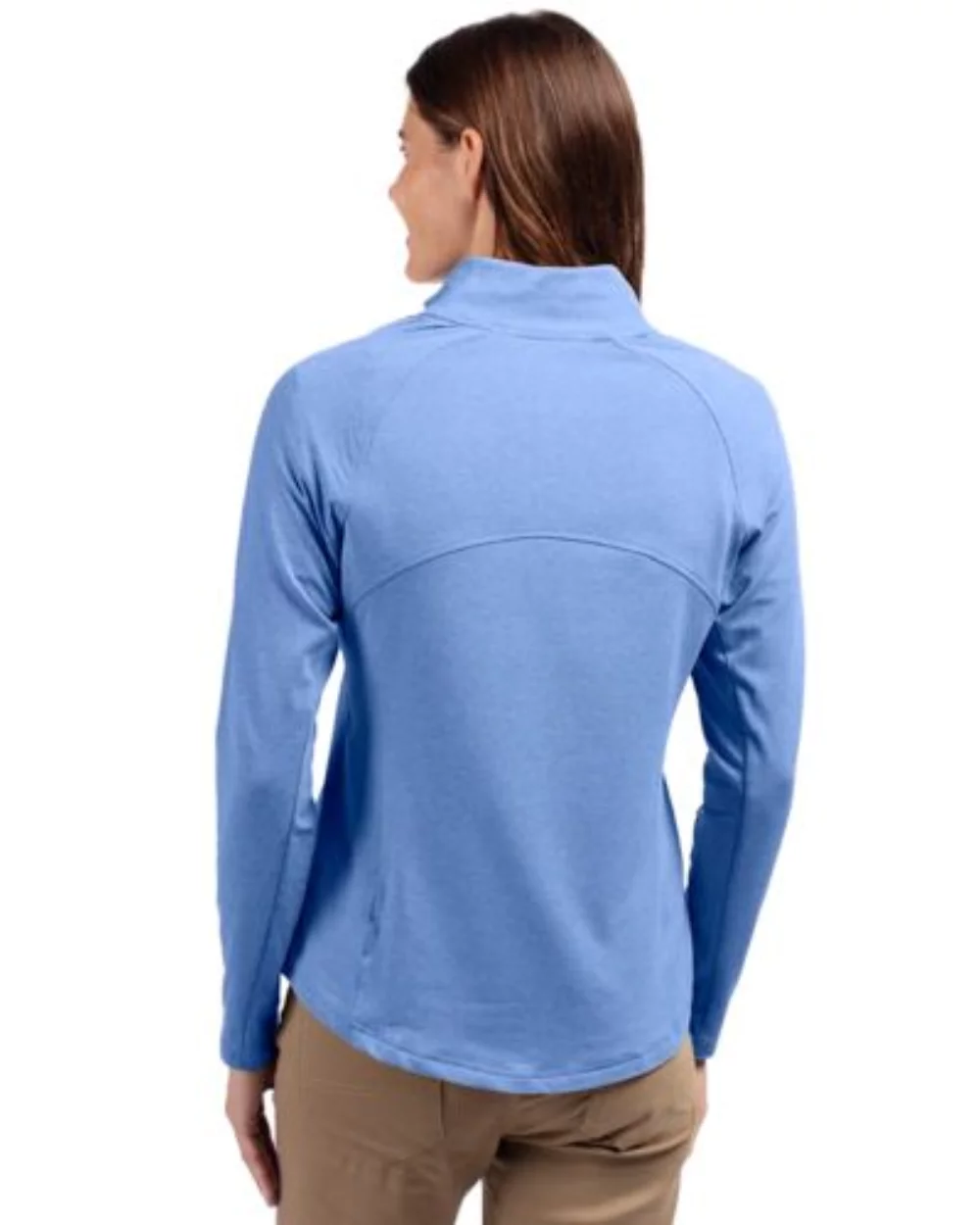 Veste zippée complète Cutter & Buck Adapt Eco Knit Heather recyclée pour femmes