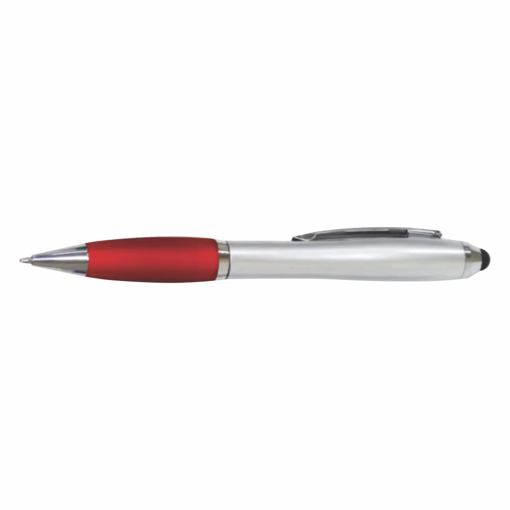 Stylo à bille à action tournante en plastique Sudbury avec stylet (3-5 jours)