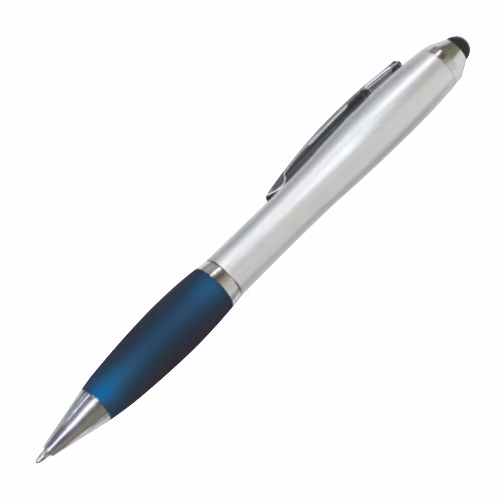 Stylo à bille à action tournante en plastique Sudbury avec stylet (3-5 jours)