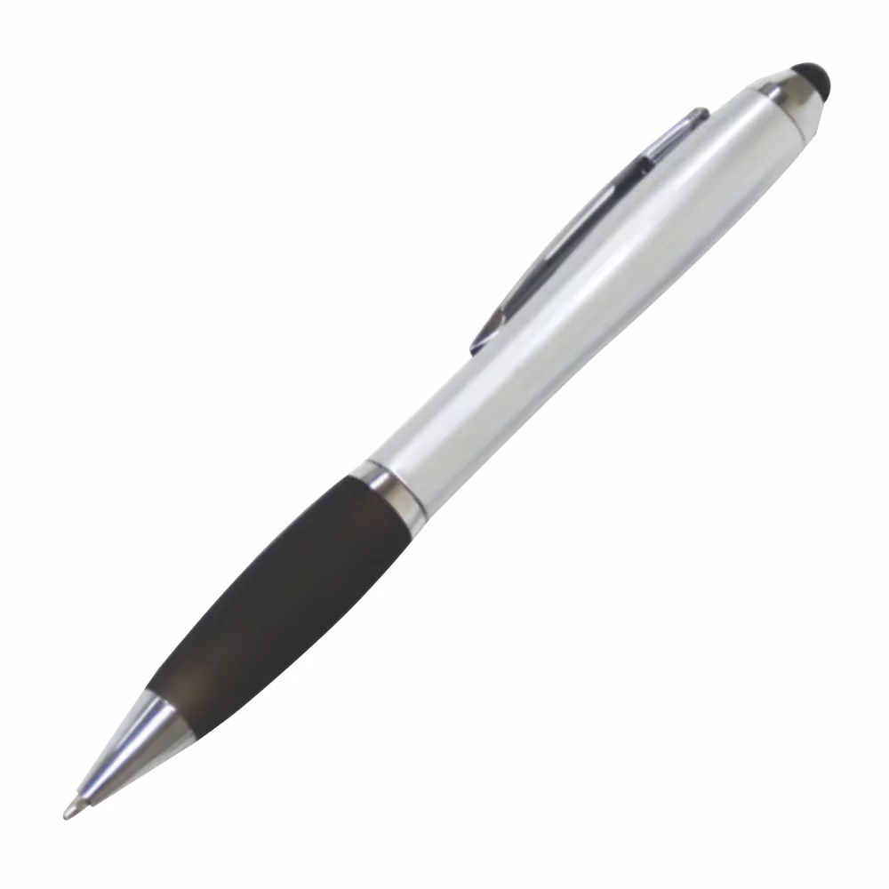 Stylo à bille à action tournante en plastique Sudbury avec stylet (3-5 jours)