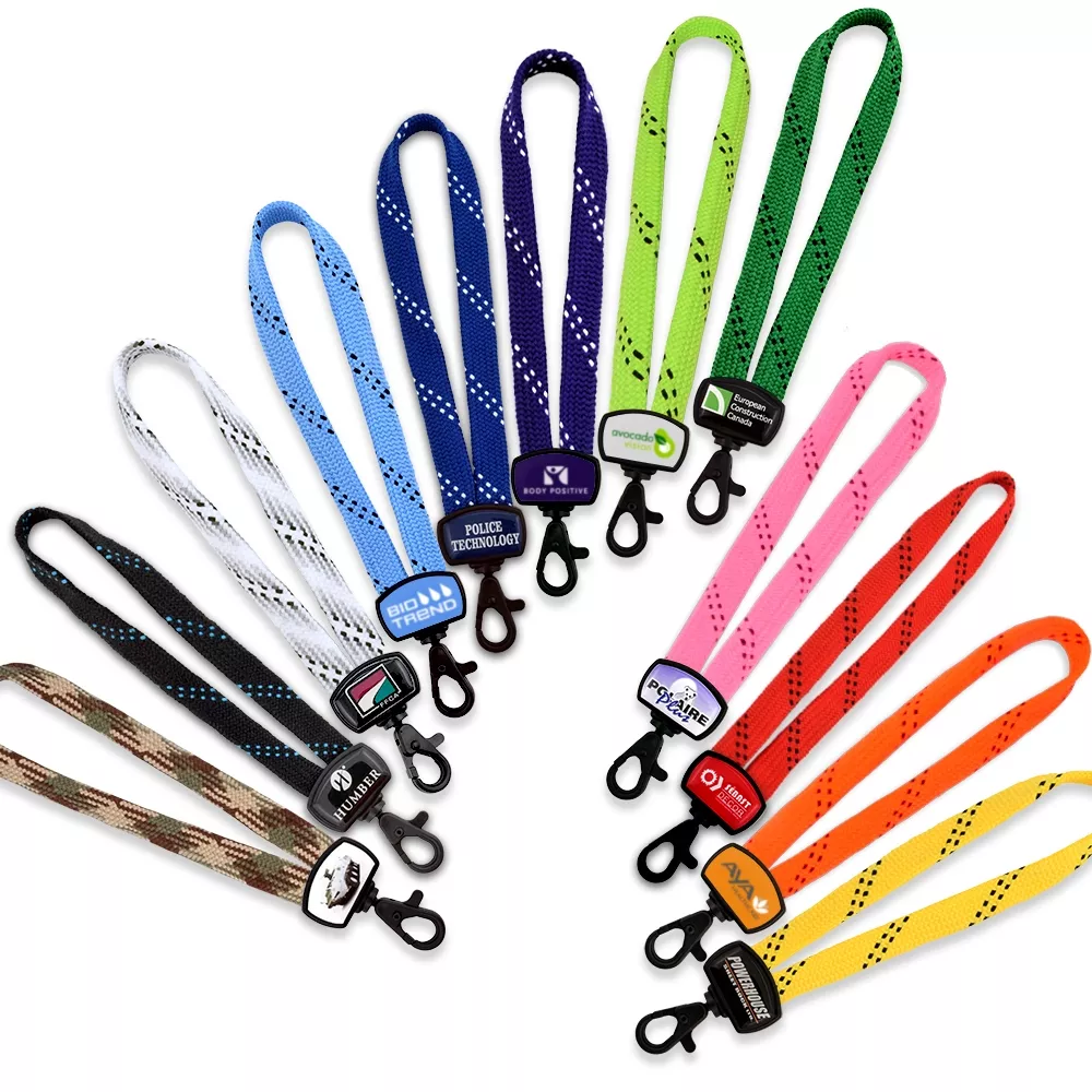 Porte-clés en lacet de patin à glace