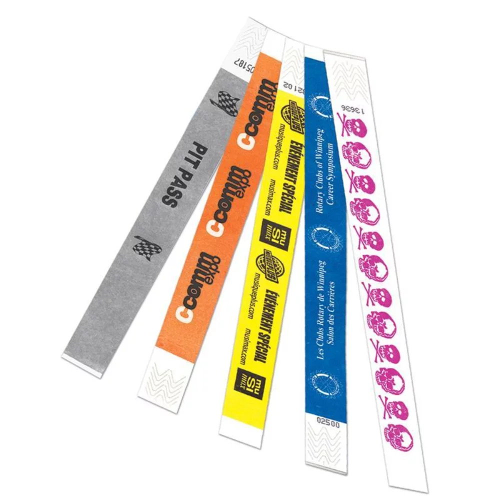Bracelet en Tyvek® de couleur complète