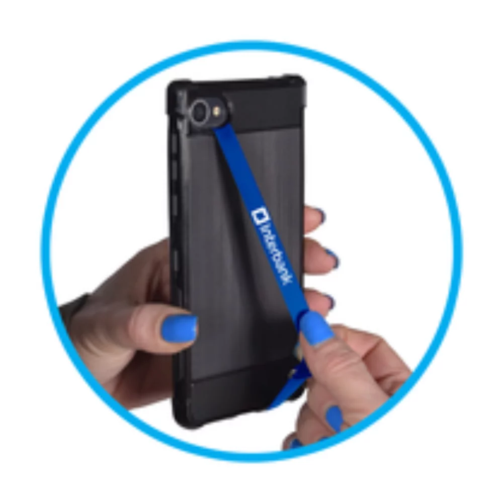 Dragonne de téléphone portable en silicone