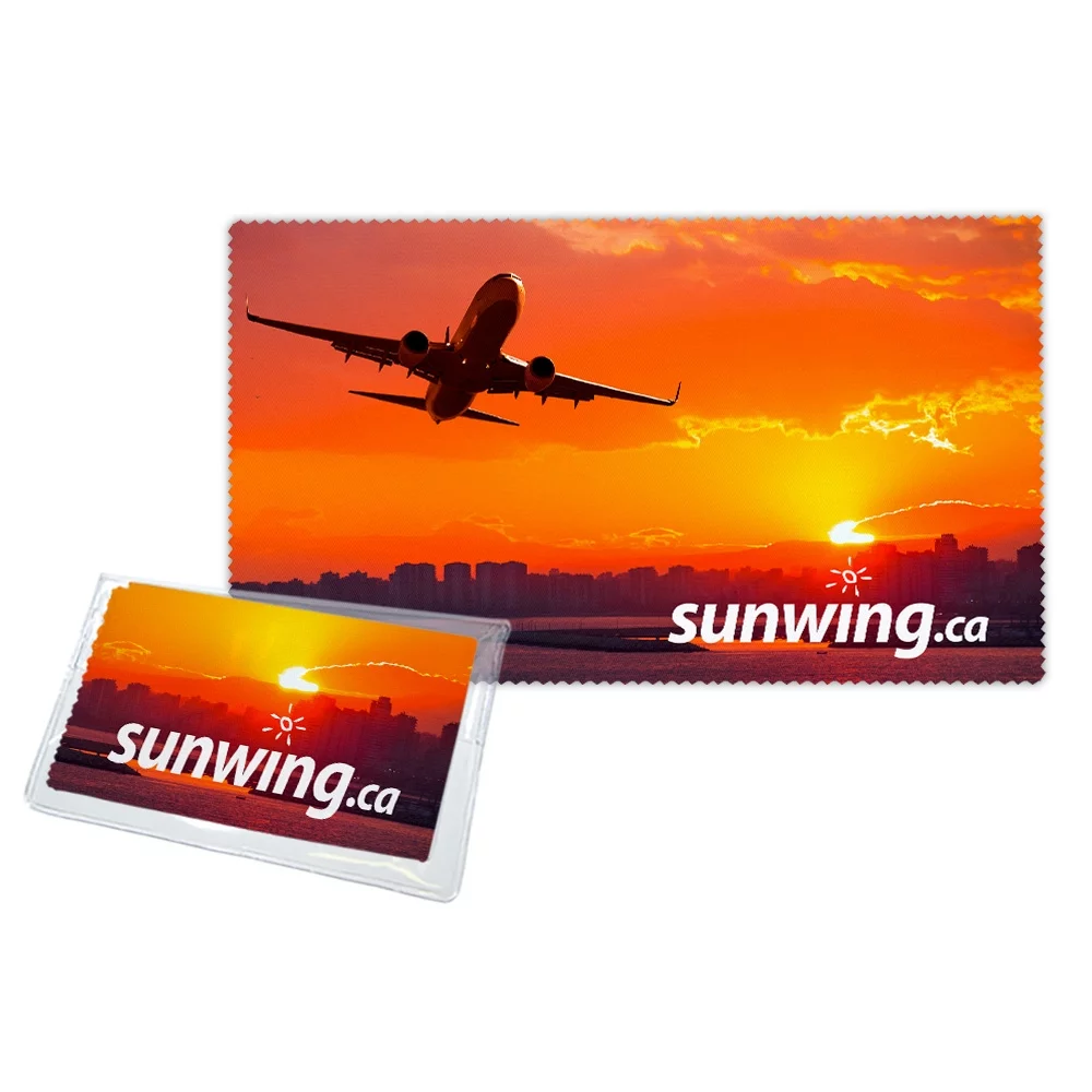 Microfiber Cleaning Cloth w/Dye Sublimation (4"x 7")