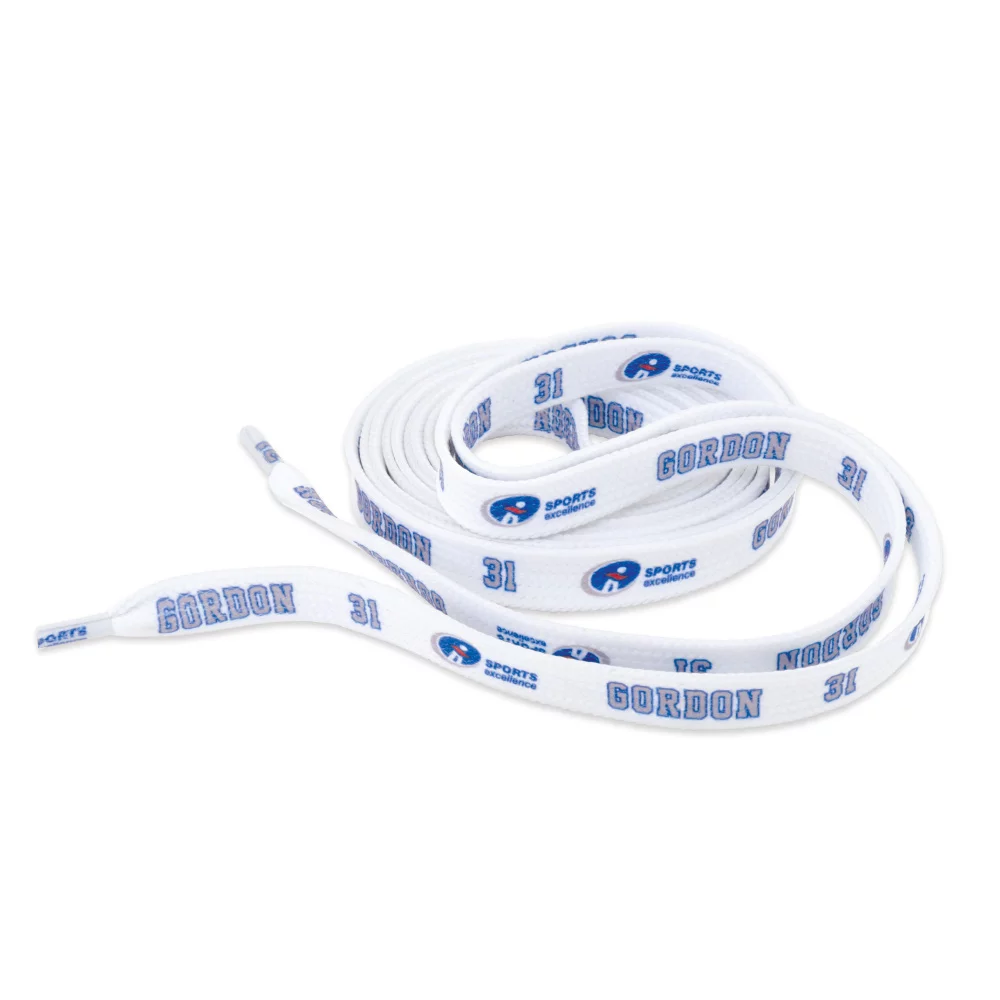 Hockey Skate Laces w/1 Sided Print