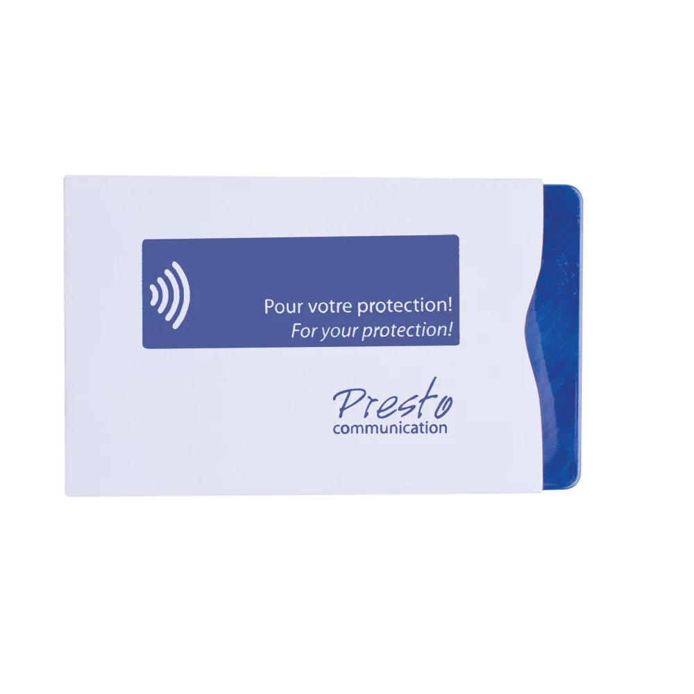 Étui de protection RFID pour carte de crédit