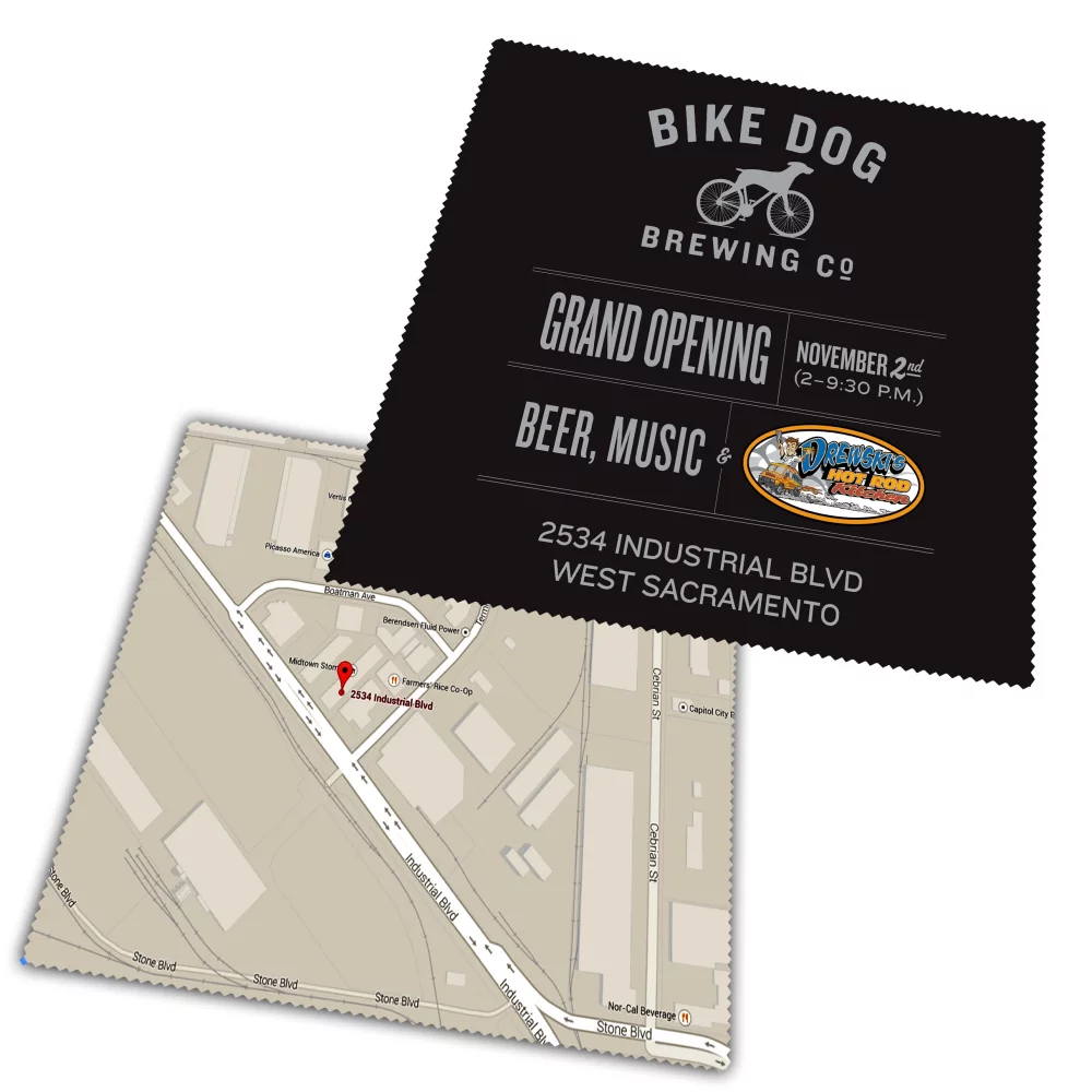 2 Sided Microfiber Cleaning Cloth (6"x 6")