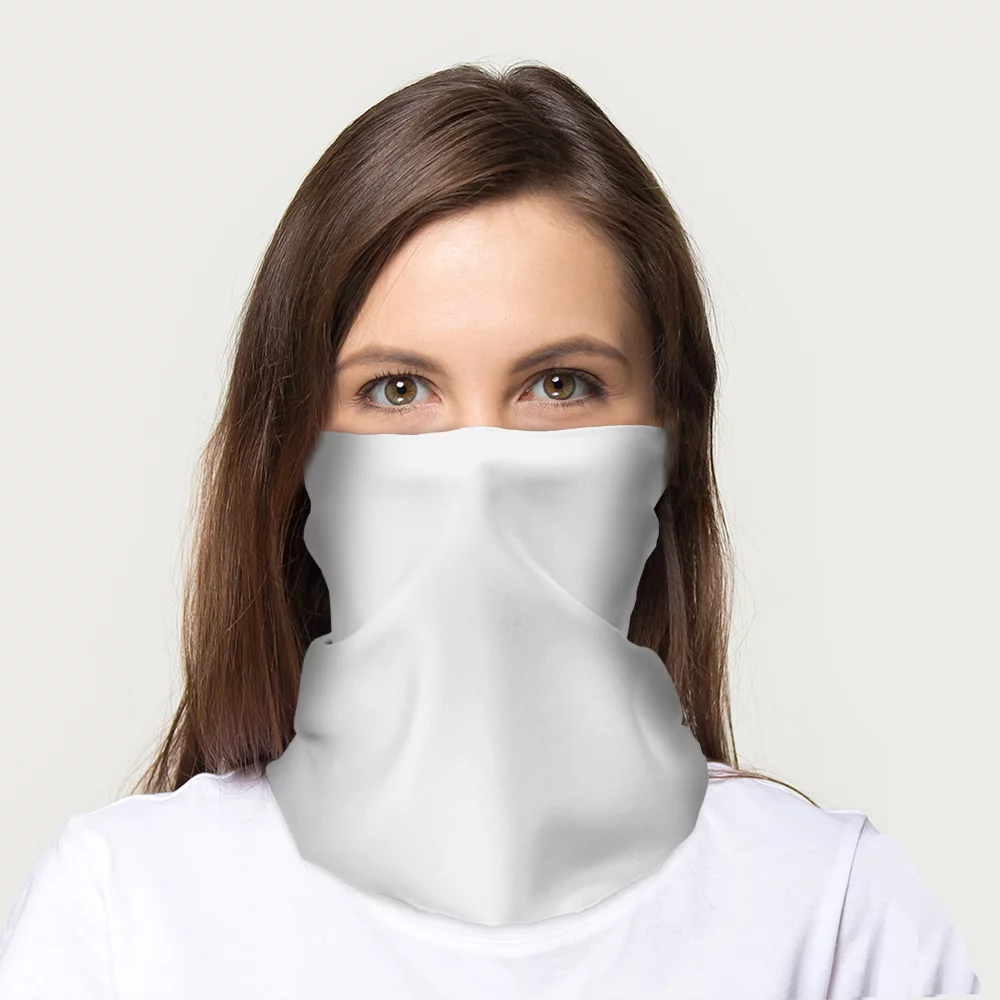 Tuber'z™ Non-Printed White Neck Gaiter
