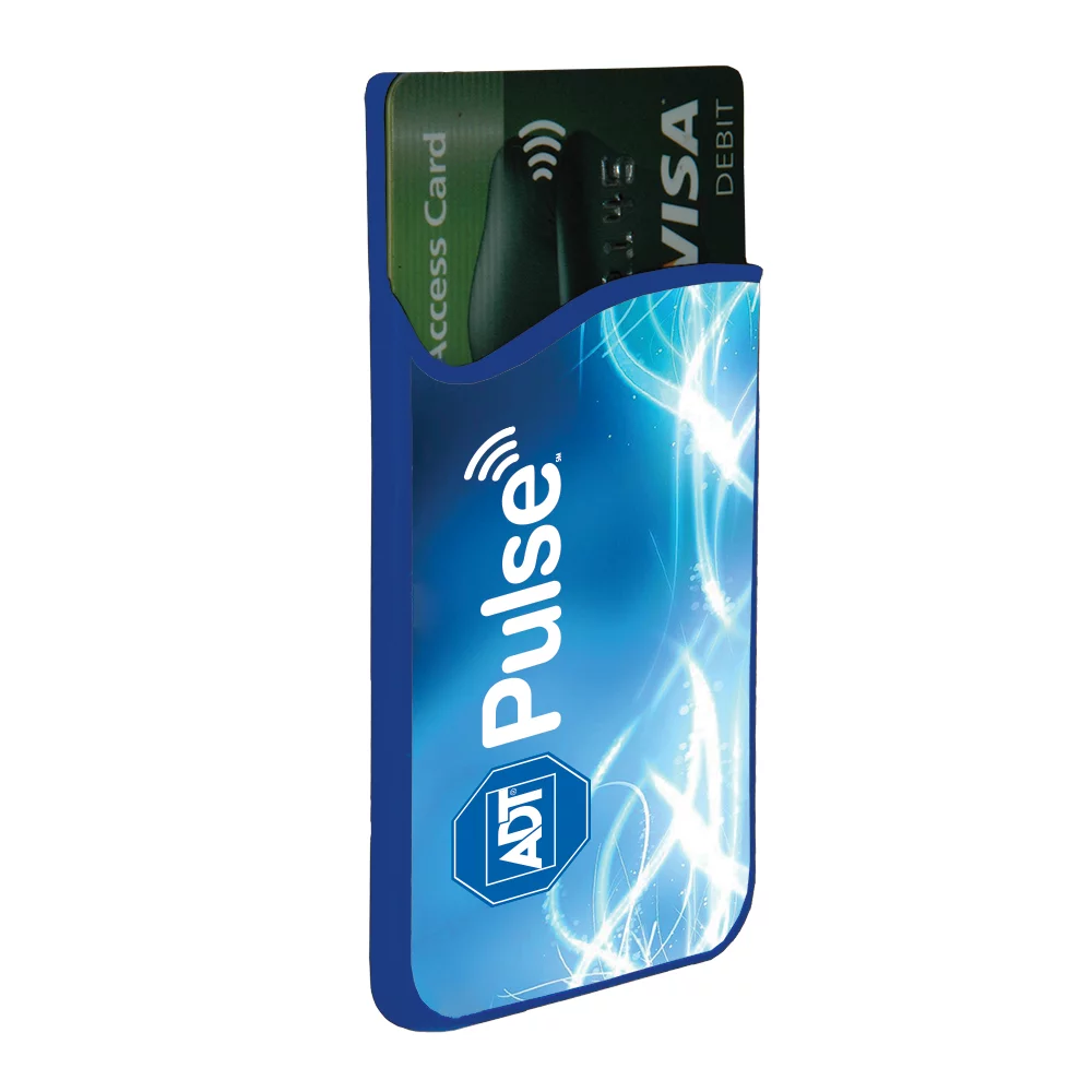 DiGi-Mates™ Sublimated Silicone Cell Phone Back Pak Card Holder