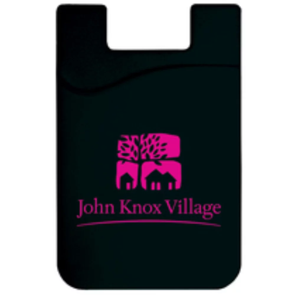 DiGi-Mates™ Pad Printed Cell Phone Back Pak Card Holder