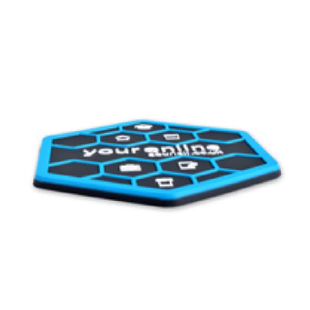 2D Custom Shape PVC Coasters