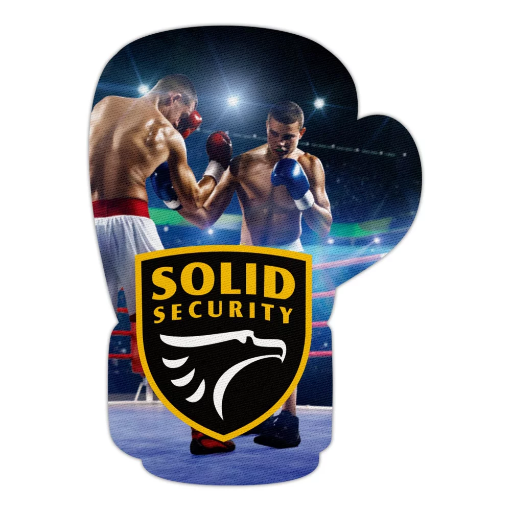 Sous-verres en forme de gant de boxe unique