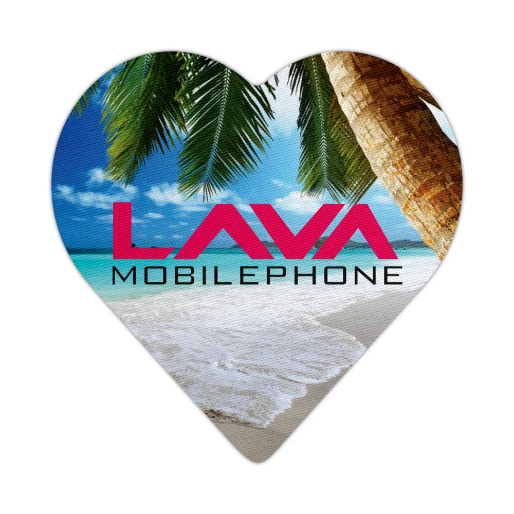 Sous-verres en forme de cœur unique