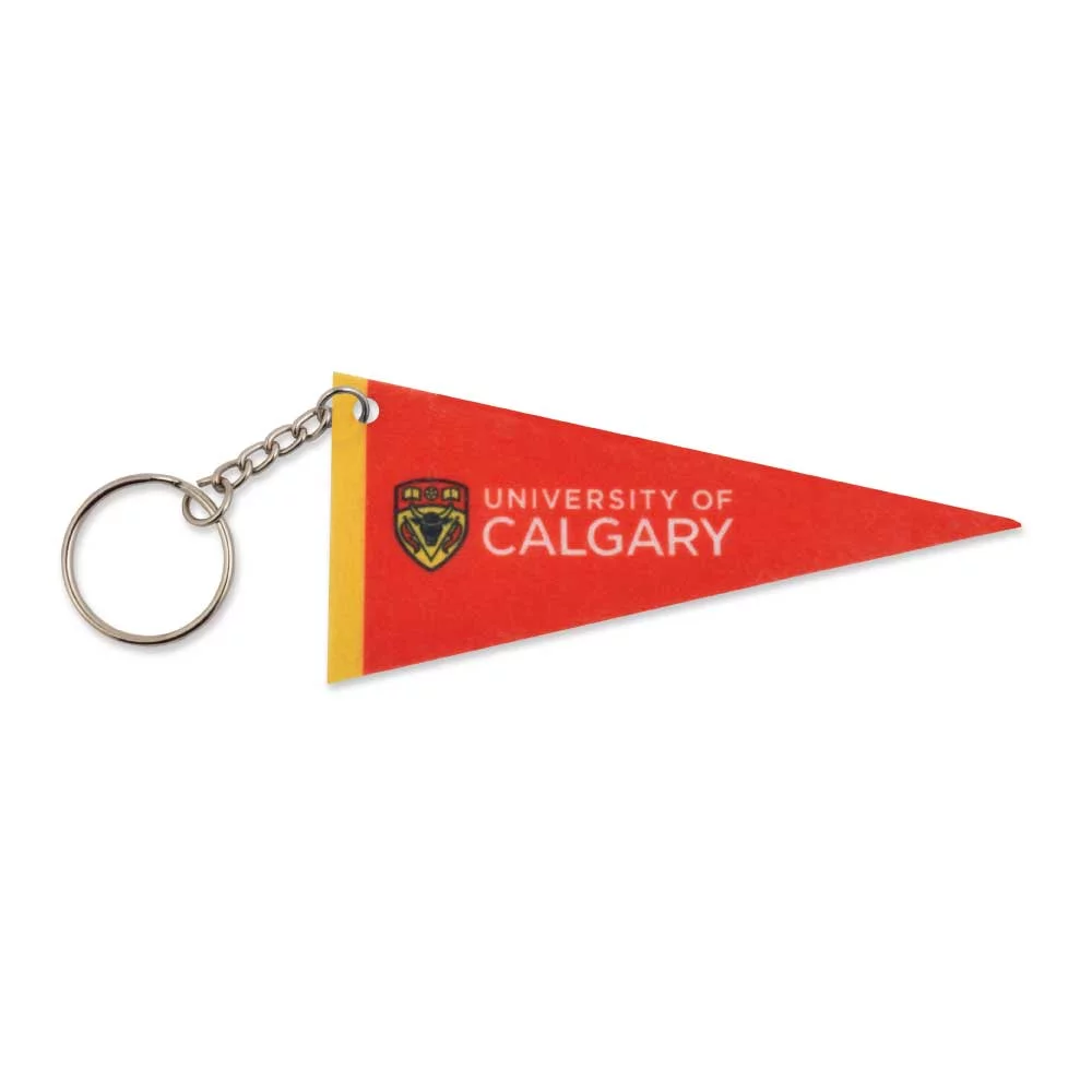 Mini Banner Felt Key Fob