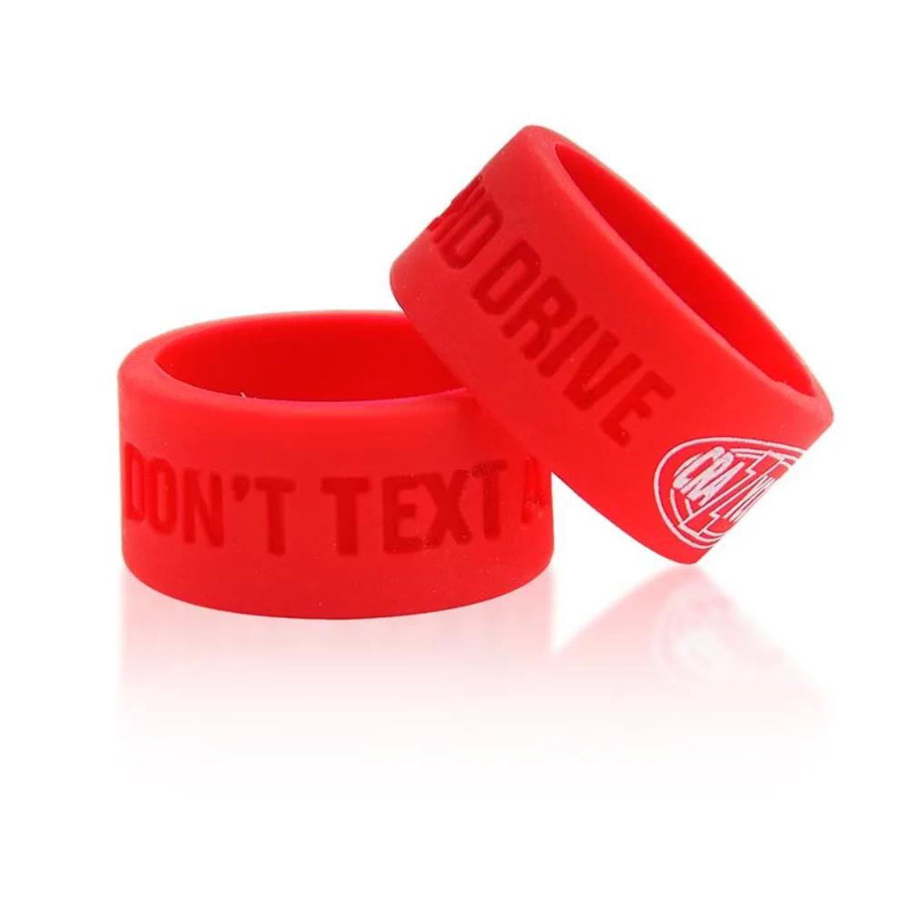 Debossed Silicone Thumb Ring