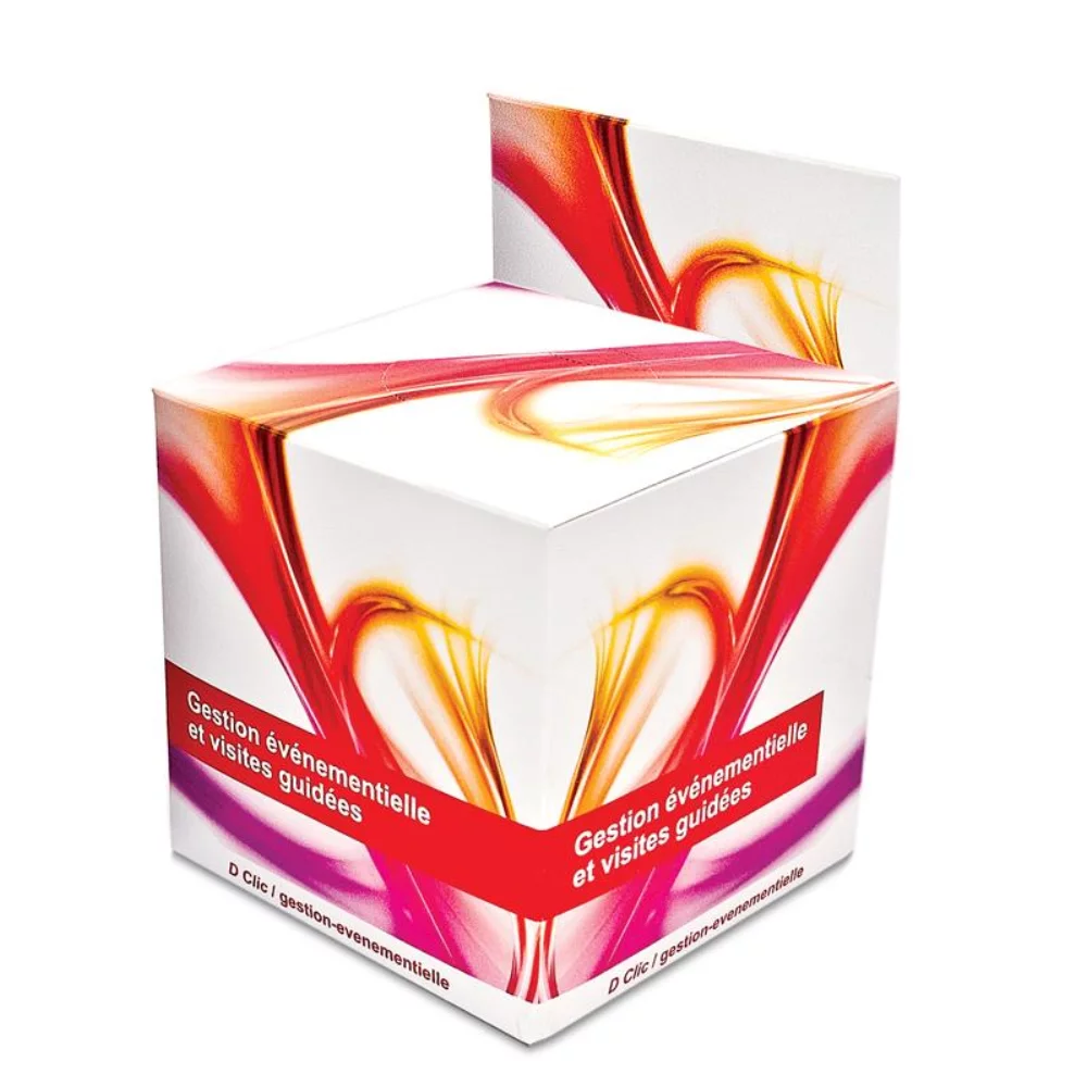 Grand cube de mouchoirs