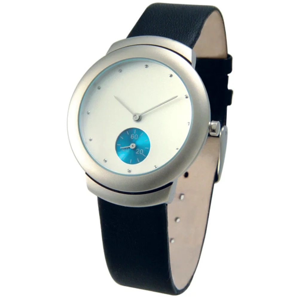 Matsuda Sub-Dial - Leather (Silver/Blue)